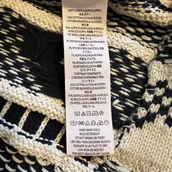 Free People Patchwork Bell Sleeve Sweater Mini Dress S - Picture 4 of 9